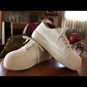 So White Platform Shoes